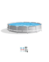 Prism Frame™ 12' x 30" Above Ground Pool with Filter Pump