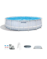 Chevron Prism Frame™ 16' x 48" Above Ground Pool Set