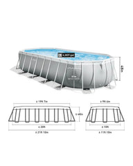 Prism Frame™ 20' x 10' x 48" Oval Above Ground Pool Set