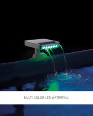 Multi-Color LED Waterfall Cascade Pool Light