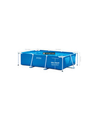 Metal Frame Rectangular Frame Pool Set - 9' 10" x 6' 6.75 x 29.5"