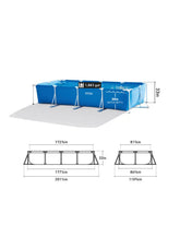 Metal Frame Rectangular Frame Pool Set - 9' 10" x 6' 6.75 x 29.5"
