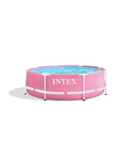 Pink Metal Frame Above Ground Pool - 8' x 30"