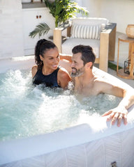 PureSpa™ Chevron Deluxe Inflatable Hot Tub Set - 4 Person