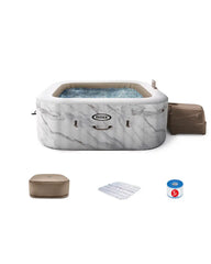 PureSpa Calacatta Jet and Bubble Deluxe Set - 4 Person