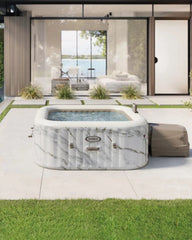 PureSpa Calacatta Jet and Bubble Deluxe Set - 4 Person