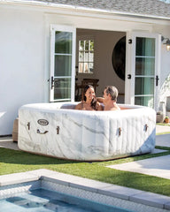 PureSpa Calacatta Jet and Bubble Deluxe Set - 4 Person
