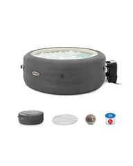 SimpleSpa Bubble Massage Inflatable Hot Tub -- 4 Person
