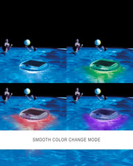 Solar-Powered LED Floating Pool Light