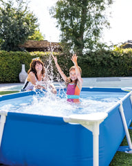 Rectangular Frame Pet Pool Set with Filter