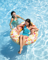 Sprinkle Donut Heart Inflatable Tube