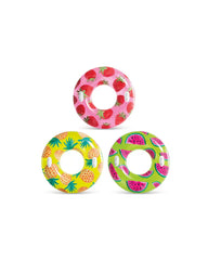 Tropical Fruit Inflatable Swim Tubes - Assortment