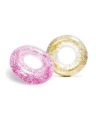 Sparkling Glitter Inflatable Pool Swim Tubes - Assortment