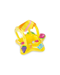 Yellow Kiddie Inflatable Pool Float with Sunshade