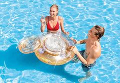 Glitter Mega Chill Float Inflatable Cooler
