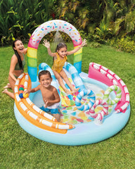 Candy Fun Inflatable Play Center with Slide