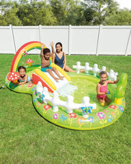 My Garden Inflatable Play Center with Slide