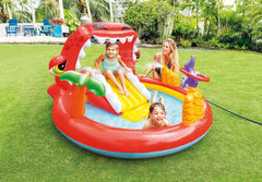 Happy Dino Inflatable Play Center with Slide