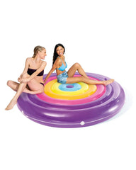 Rainbow Fiesta Pool Island Float
