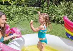 Mystic Unicorn Inflatable Spray Kiddie Pool