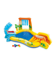 Dinosaur Inflatable Play Center with Slide