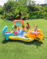 Dinosaur Inflatable Play Center with Slide