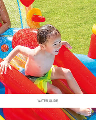 Rainbow Ring Inflatable Play Center with Slide