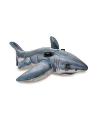 Great White Shark Ride-On Inflatable Pool Float