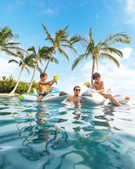 Plane Ride-On Inflatable Pool Floats with Water Guns - Assortment