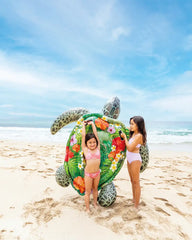 Realistic Sea Turtle Ride-On Inflatable Pool Float