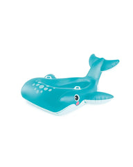 Blue Whale Ride-On Inflatable Pool Float
