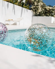Glitter Inflatable Beach Balls - Assortment
