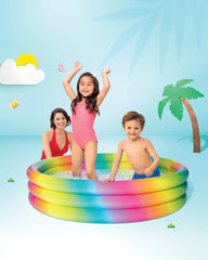 Rainbow Ombre Inflatable Kiddie Pool