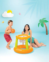 Inflatable Floating Basketball Hoop