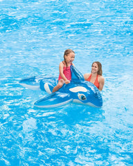 Lil' Whale Ride-On Inflatable Pool Float