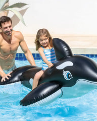 Orca Whale Ride-On Inflatable Pool Float
