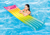 Rainbow Ombre Inflatable Floating Mat
