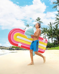 Rainbow Cloud Inflatable Pool Float