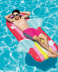 Rainbow Cloud Inflatable Pool Float