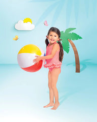Glossy Panel Inflatable Beach Ball - 20"
