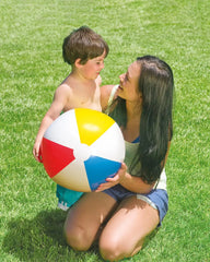 Glossy Panel Inflatable Beach Ball - 20"