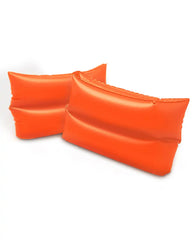 Large Orange Inflatable Arm Band Floaties