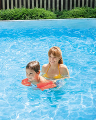Large Orange Inflatable Arm Band Floaties