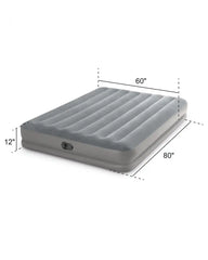 12" QueenDura-Beam® Standard Prestige Air Mattress with Built-In USB Electric Pump