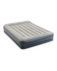 12in Queen Dura-Beam® Standard Pillow Rest Air Mattress with Built-In Electric Pump
