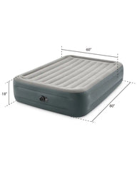Dura-Beam® Plus Essential Rest Air Mattress 18" Queen with Built-In Electric Pump