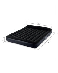 10in Queen Dura-Beam® Standard Pillow Rest Air Mattress with Built-In Electric Pump
