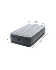 18" Twin Dura-Beam® Deluxe Comfort-Plush Air Mattress with Built-In Electric Pump