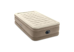 Dura-Beam® Deluxe Ultra Plush Air Mattress 18" Twin with Built-In Electric Pump