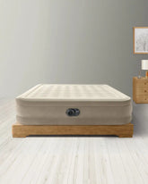 Dura-Beam® Deluxe Ultra Plush Air Mattress 18" Queen with Built-In Electric Pump